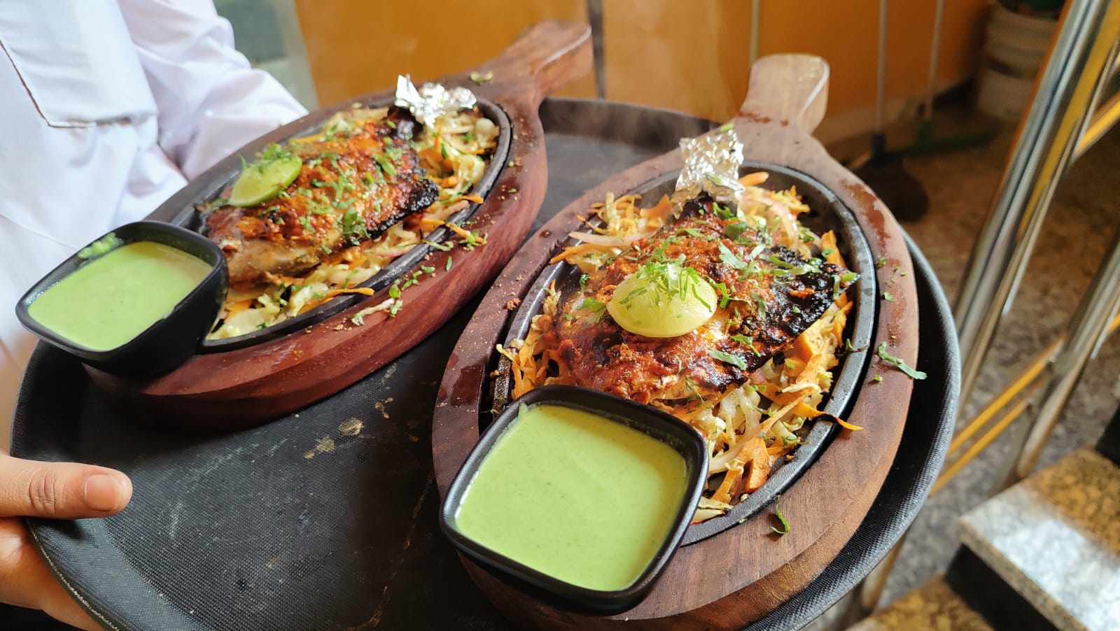 Sizzling Tandoori Pomfret